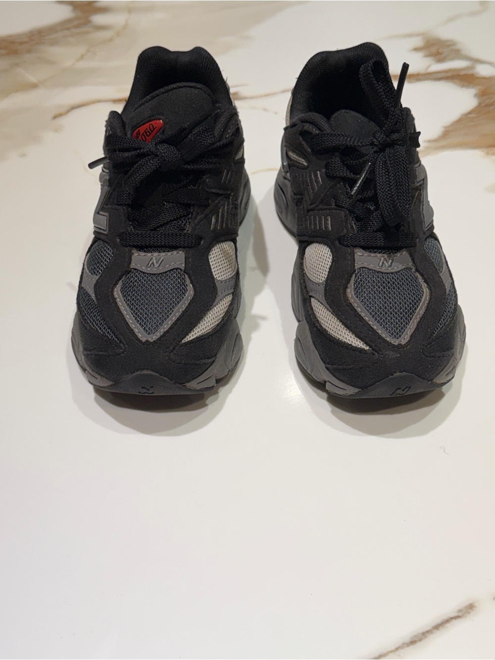 New Balance Men’s Black and Gray Athletic Running Shoes